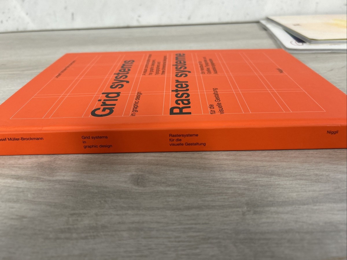 Grid systems in graphic design: A - Hardcover, by Müller-Brockmann