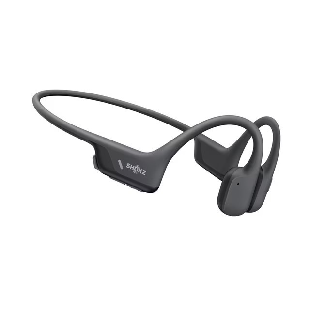 Shokz OpenRun Air 2 Black Wireless Bone Conduction Headphones Open-Ear Open Box