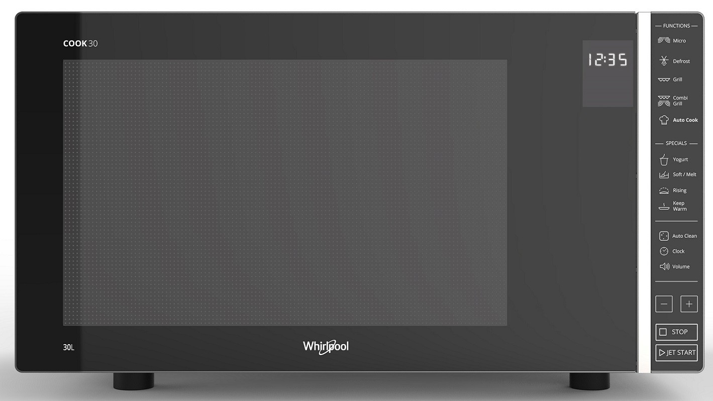 Whirlpool MWP303SB micro-ondes 30l idéal pour les repas de famille pressés