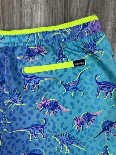 Chubbies The Dino Delights Swim Trunks, Men’s Size XL, Brand New - Picture 8 of 8