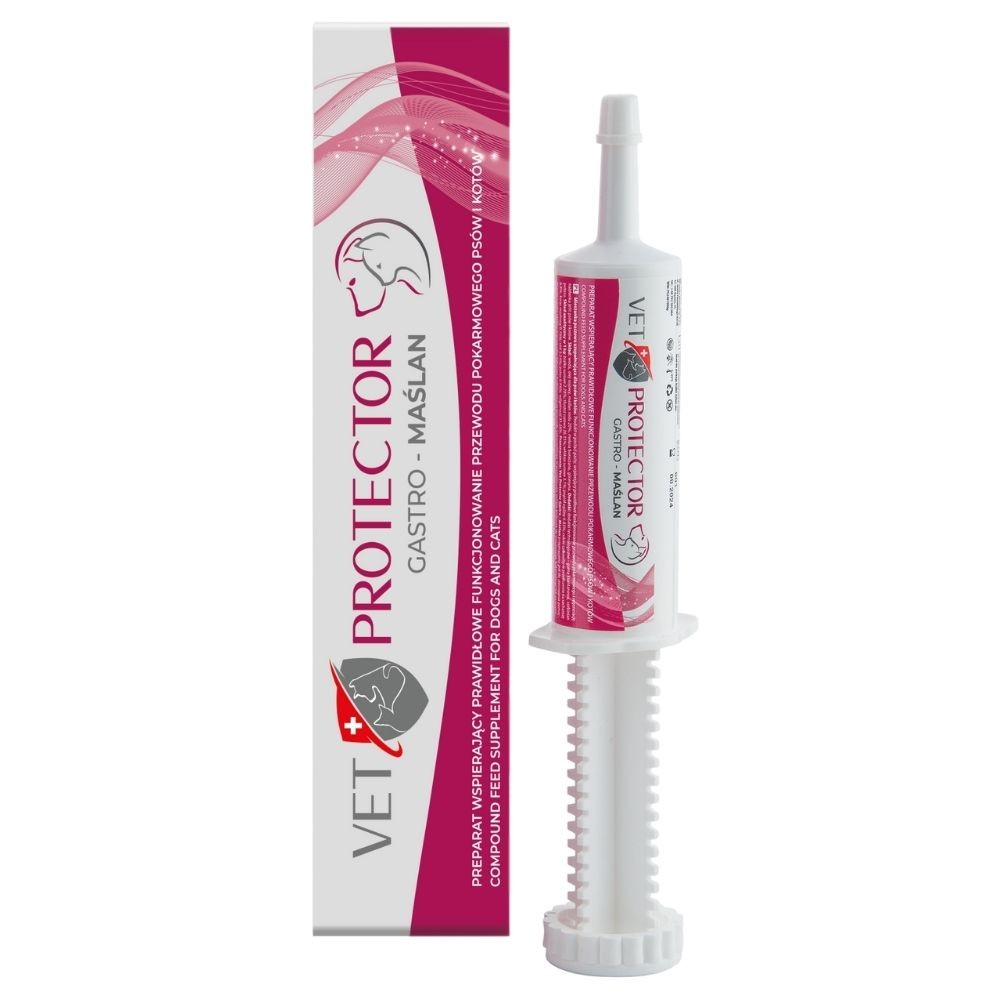 JM Sante Vet Protector Gastro, Butyrate für Hunde und Katzen, 60 ml