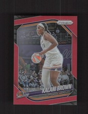 2025 Panini Prizm WNBA #55 Kalani Brown Red Prizms #/299