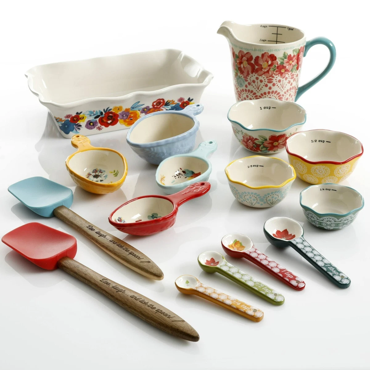 The Pioneer Woman Collected Ceramic Baking Set, 16-Pieces