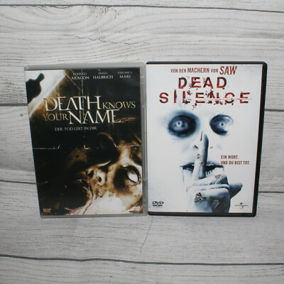 2 DVD Filme Death Knows your Name / Dead Silence bis FSK 16