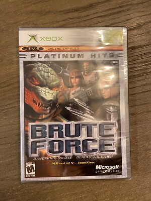 BRUTE FORCE PLATINUM HITS MICROSOFT XBOX ~ BRAND NEW SEALED