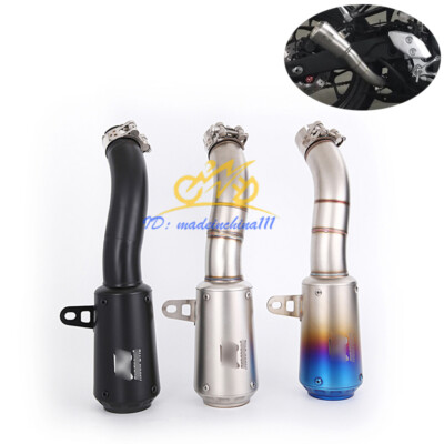 Motorcycle Exhaust System Pipe Muffler Tail Tip For Yamaha YZF R25 R3 MT03 MT25