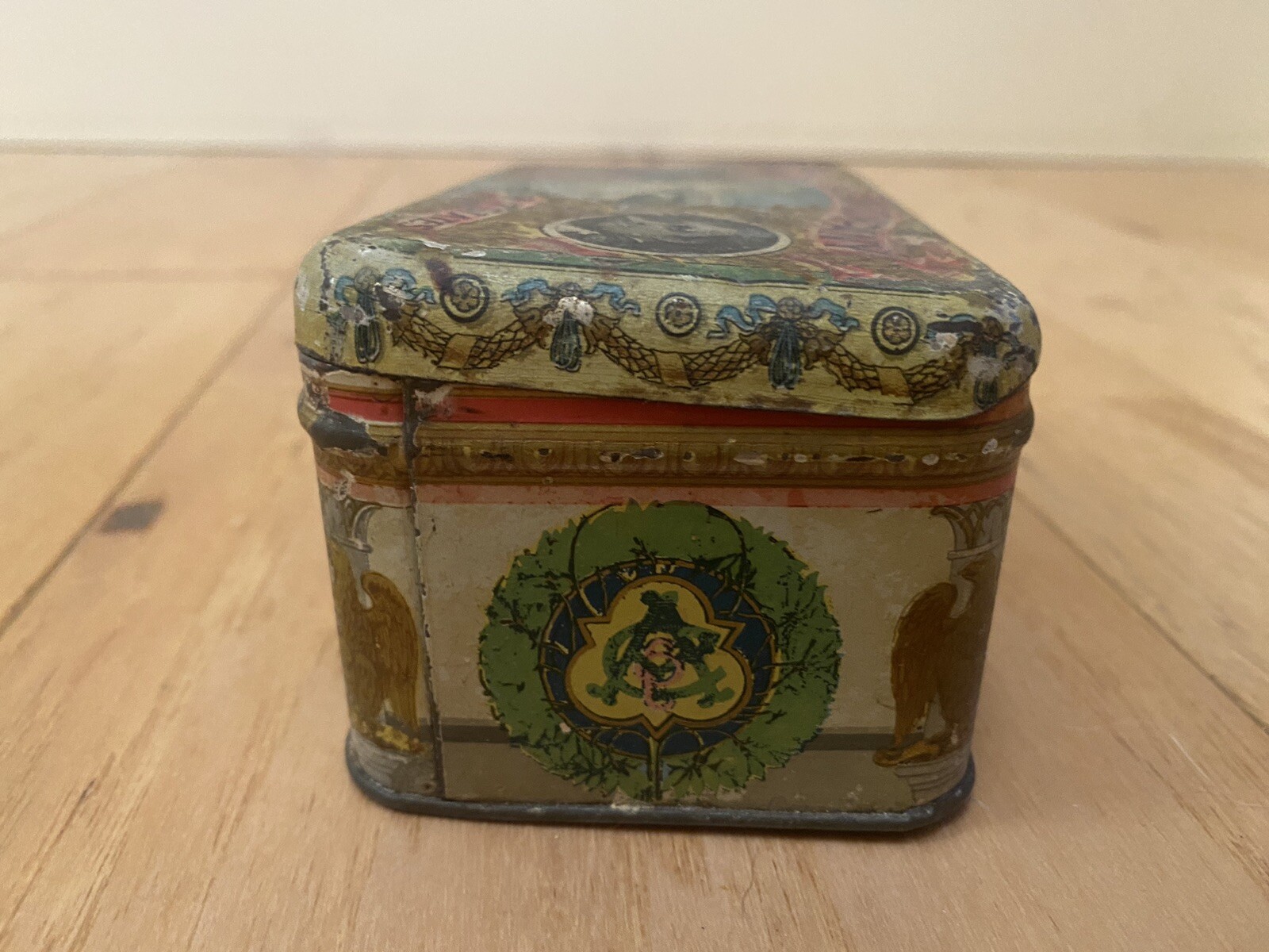 ANTIQUE VINTAGE AMERICAN CAN COMPANY CO. TIN SOUVENIR/SAMPLE BOX ...