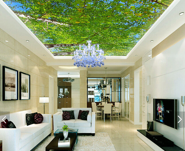 3D Green Grove 843 Ceiling WallPaper Murals Wall Print Decal Deco AJ WALLPAPER 3D Green Grove 843 Ceiling WallPaper Murals Wall Print Decal Deco AJ WALLPAPER