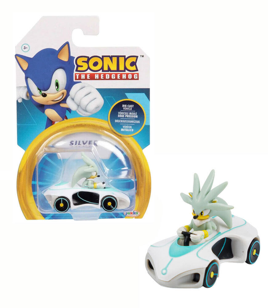 Sonic the Hedgehog Toy Vehicles, Speed Star, Shadow-Dark Reaper, Silver  Lightron