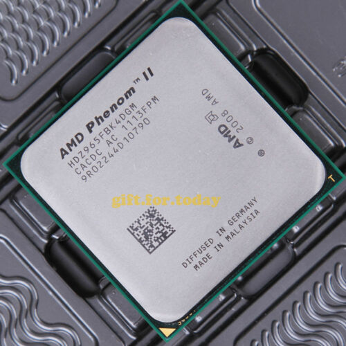 life singer Respectful AMD Phenom II X4 965 CPU 3.4 GHz ADZ965FBK4DGM 4-Core 6M Sockel AM3  Processor | eBay