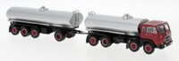 1/87 Brekina Fiat 690 Millepiedi Tanklastzug Rot/Silber 58450