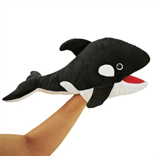 Movable Mouth Plush Shark Puppet Hand Doll Sea Animal Puppets Role-Playing - Picture 15 of 18