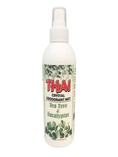 Thai Deodorant Crystal Deodorant Spray Tea Tree & Eucalyptus 8 oz.FREE SHIPPING!