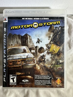 MotorStorm PS3 Game 2007 Sony PlayStation 3 w/ Manual Not for Resale