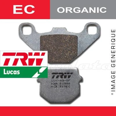 Plaquettes de frein Arrière TRW Lucas MCB 735 EC pour Peugeot 125 Satelis 06- - Photo 1/2