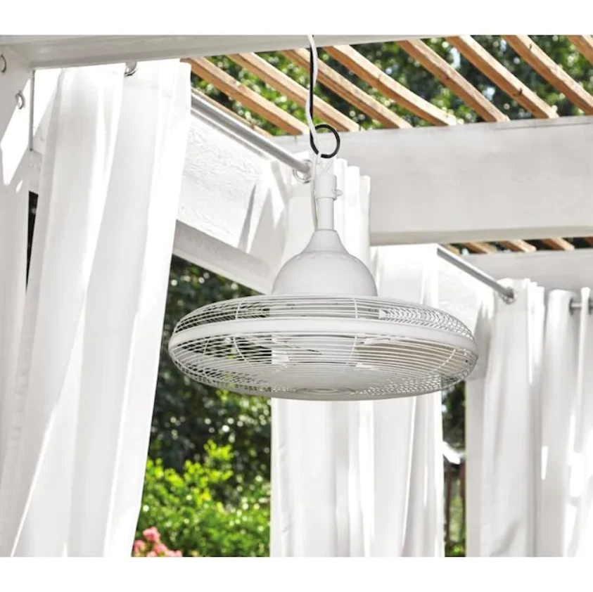 Outdoor 20" Small Ceiling Fan Mini Cabana Gazebo Pergola Tropical Veranda Patio - Image 2 of 2