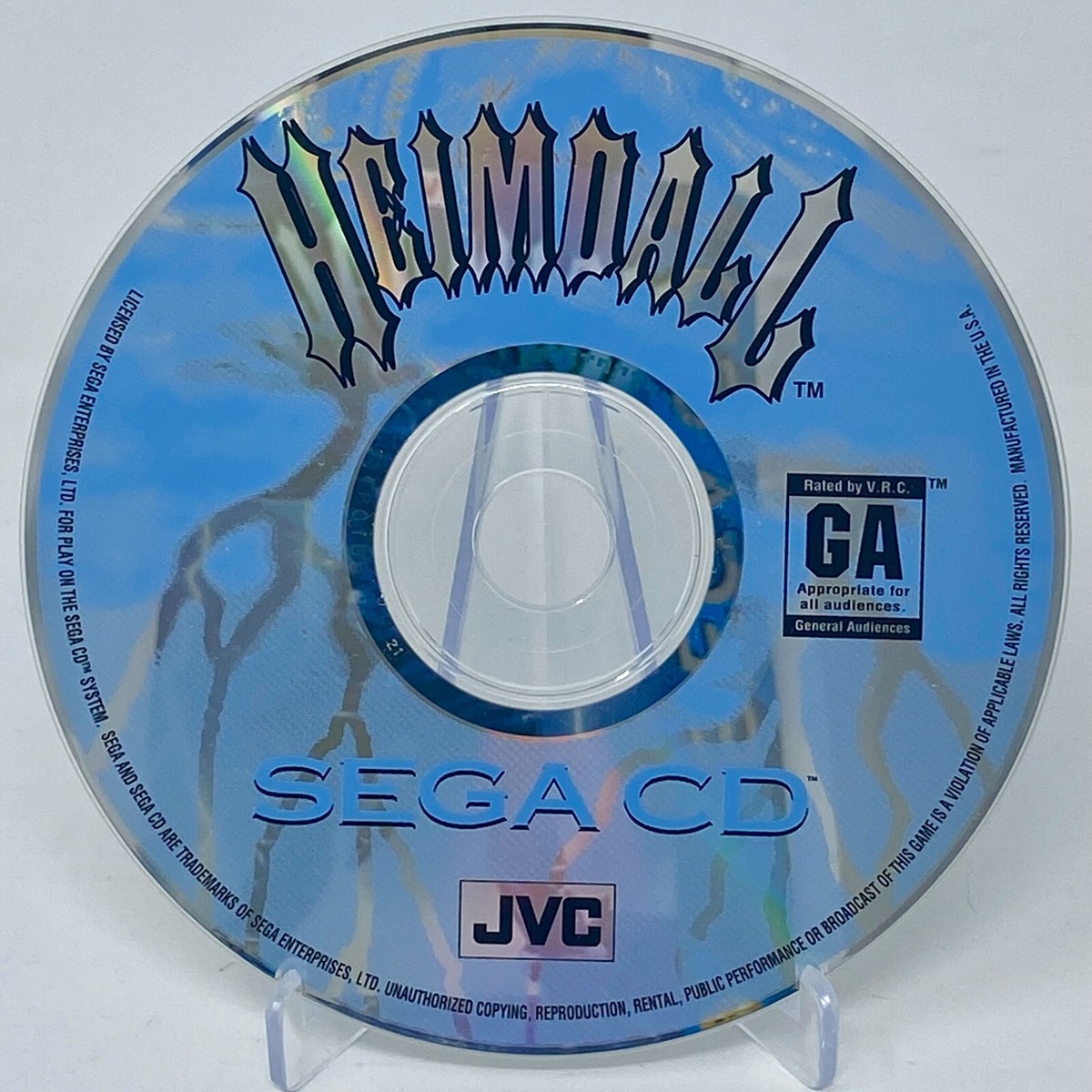 Heimdall (Sega CD, 1994) Complete in Case with Registration Card