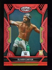 2022 CHRONICLES WWE CERTIFIED RED MIRROR #238 OLIVER CARTER RC 81/199 NXT
