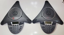 Lot of 2 Polycom Soundstation IP 6000 Conference Phones