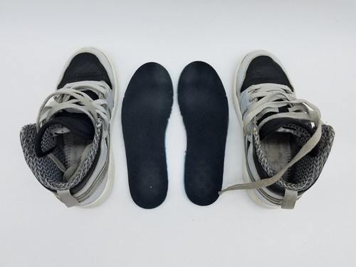 Nike Air Jordan 1 Retro (PS) Niño Talla 13C Tenis Platino Negro Plata - Imagen 8 de 12