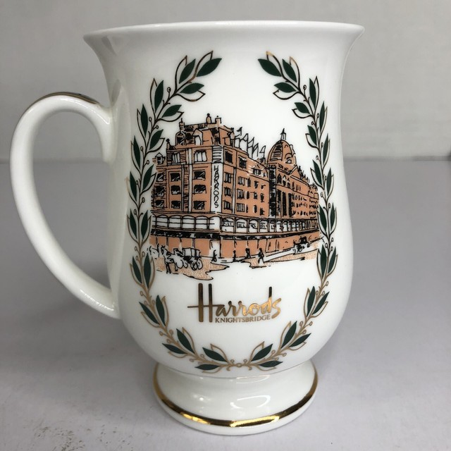 Harrods Knightsbridge Fine Bone China Footed Mug Made in England eBay