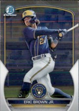 2023 BOWMAN CHROME PROSPECT MILWAUKEE BREWERS ERIC BROWN JR #BCP-41