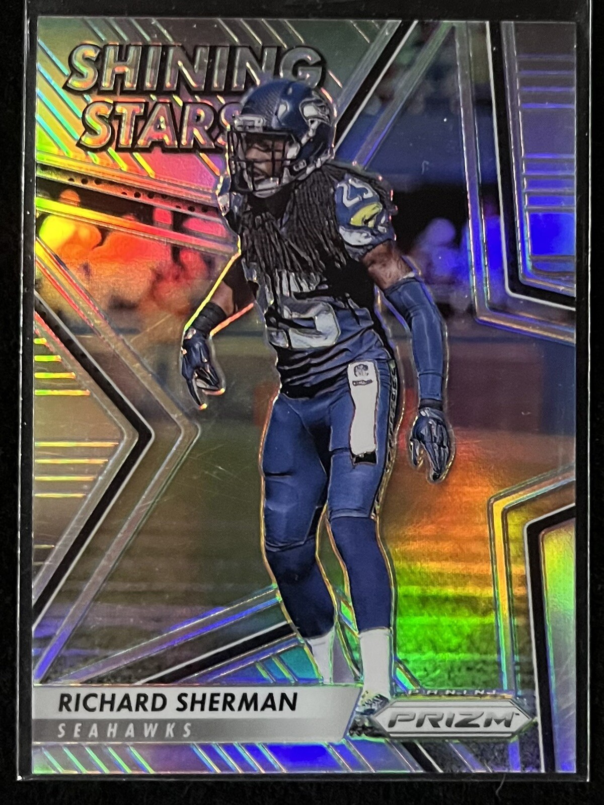 2016 Panini Prizm RICHARD SHERMAN #14 Silver Prizm Shining Stars Seahawks