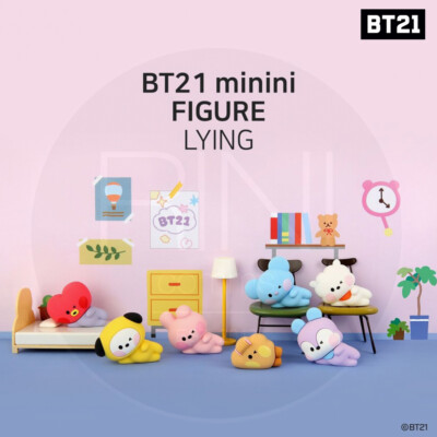 BTS BT21 Official Authentic Goods minini Figure Lyring 7SET + Tracking Number