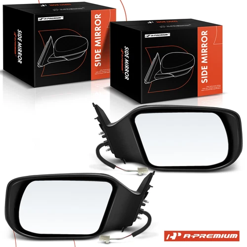 A-Premium 2Pcs Left & Right Black Power Mirror for Nissan Altima 2013-2018 Sedan