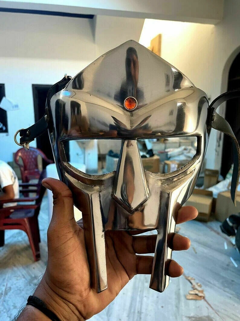 MF Doom Mad Villain Gladiator Mask Wearable Cosplay Costume