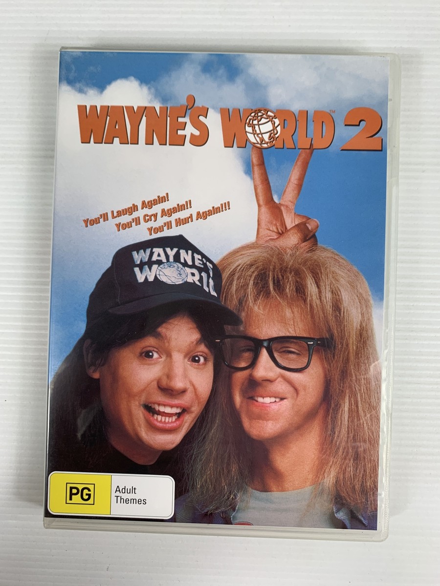 Wayne's World Mike Myers Dana Carvey DVD R4 CULT Comedy Movie