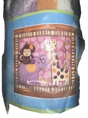 cocalo baby Rug-Zoo Animals-giraffe,elephant,monkey Throw Rug