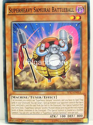 Yu-Gi-Oh - #011 Superheavy Samurai Battleball - SP17 - Star Pack Battle Royal