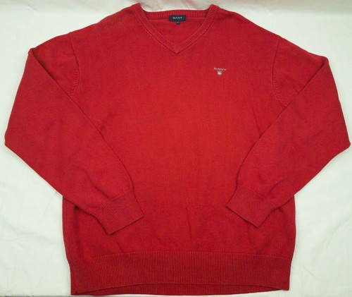 Pull GANT Homme Taille L – Coton Noir Col V – Jumper Classique Chic