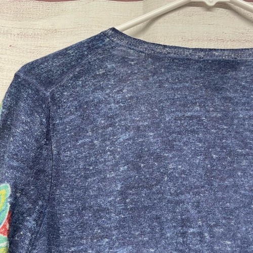 Talbots Collections Paisley Pure Italian Merino Wool Sweater Size Petite L - Picture 9 of 9
