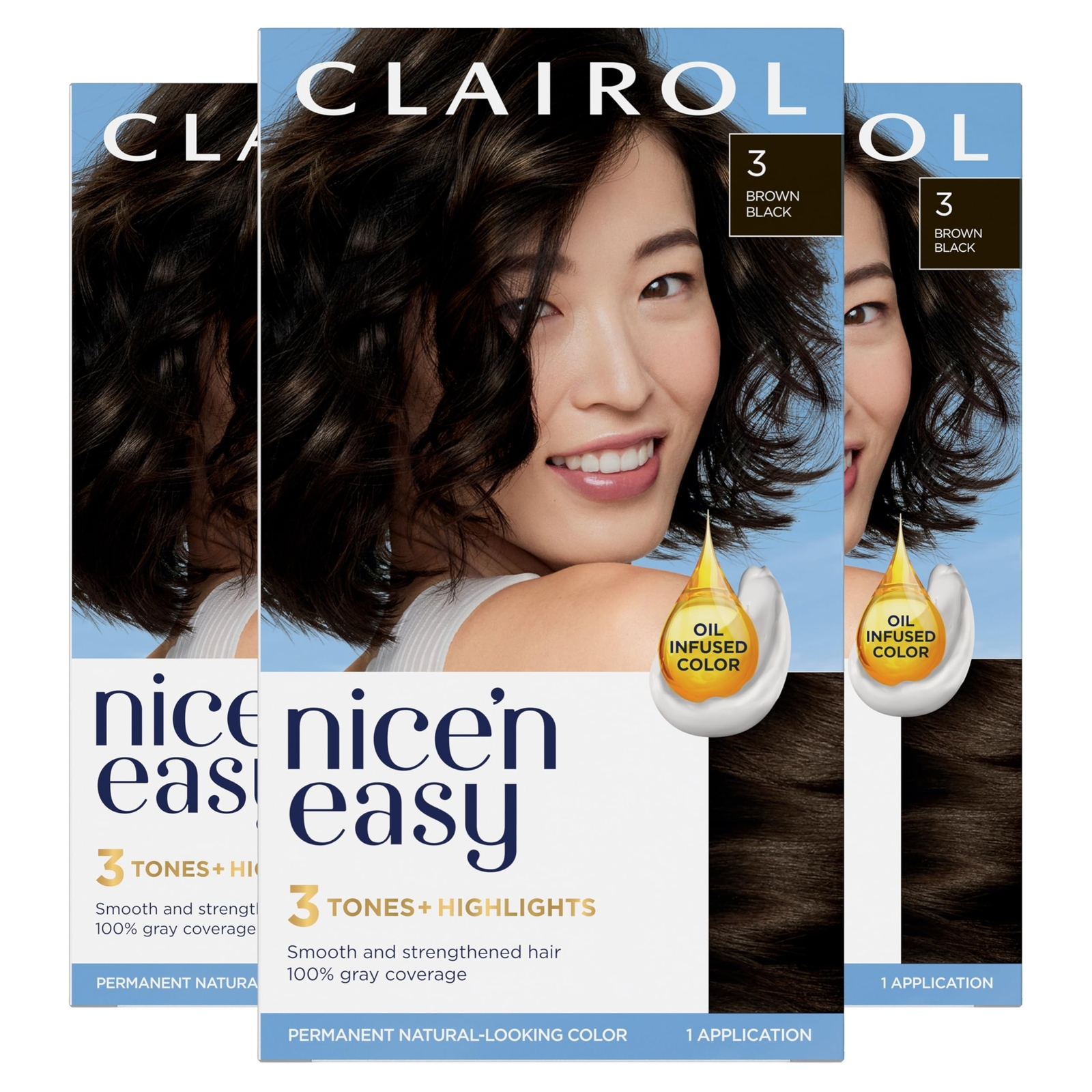 Ing Pack Of 3 Permanent Color