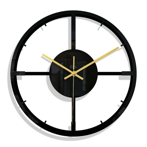 Muro Orologio Decorazione Ufficio Rotondo Silenzioso Ultra-Silenziosa Casa  No | eBay