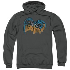BATMAN RETRO DARK KNIGHT Licensed Adult Hooded Sweatshirt Hoodie SM-3XL
