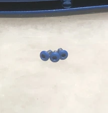 Flat Blue Pocket Clip Screws For Benchmade Mini Griptilian 556-1 G10 Knife