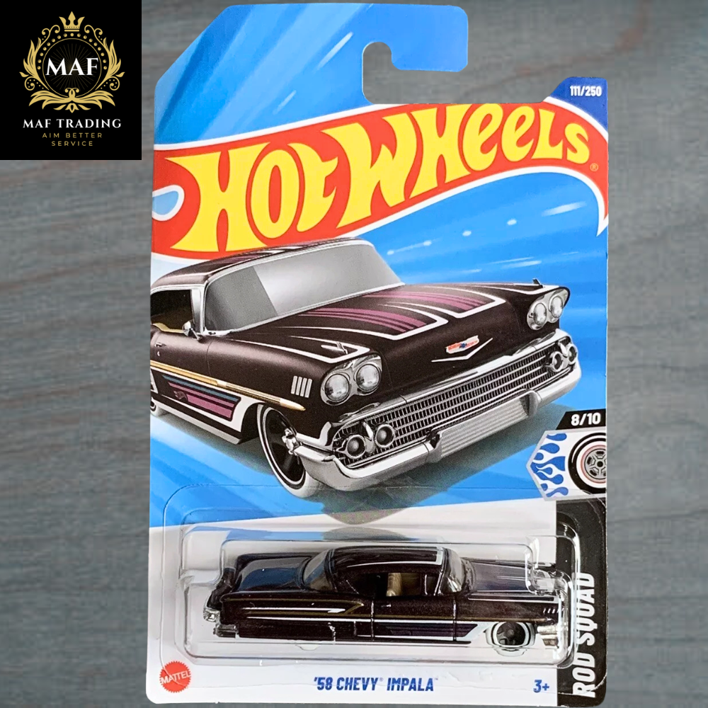 ホットウィール CHEVY IMPALA Amazon.com: Hot Wheels 2020 Tooned '64 Chevy Impala, Blue 58/250