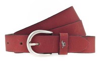 Mustang Female Belt 2.5 W100 GüRtel Accessoire Red Rot Neu
