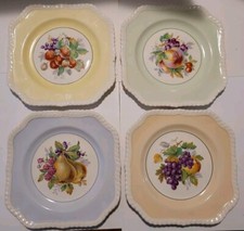 Vintage 4 Johnson Bros of England Dessert Plates Fruit Dishes China