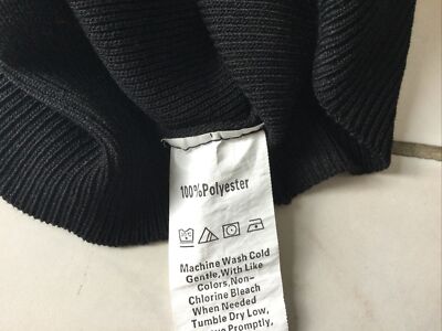 ZARA Pull Homme Gris Col Roulé Motif Tricot (EU 36