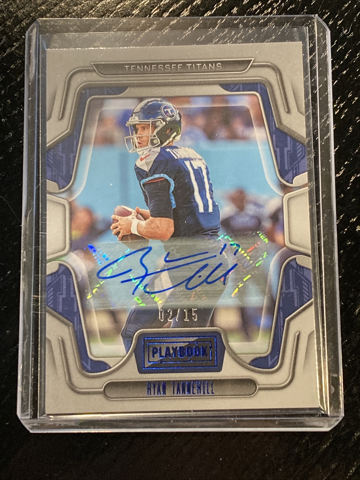 2022 Panini Playbook - Ryan Tannehill #22 Blue Signatures /15 (AU)