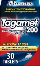 SM Tagamet HB 200 mg Cimetidine Acid Reducer and Heartburn Relief 30 Count