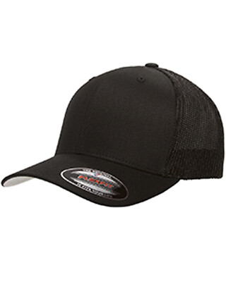 FLEXFIT Classic Original TRUCKER 6-Panel Fitted Baseball Cap HAT New!