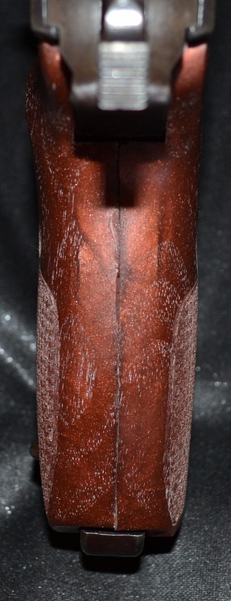 Walther P38 / Mauser P38 pistol grips antique copper plastic