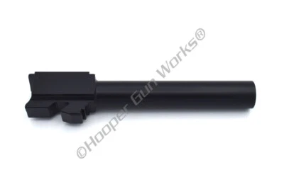HOOPER GUN WORKS Factory Seconds - G17 Black Nitride Barrel for Glock 17 OEM - 9mm -Made in USA