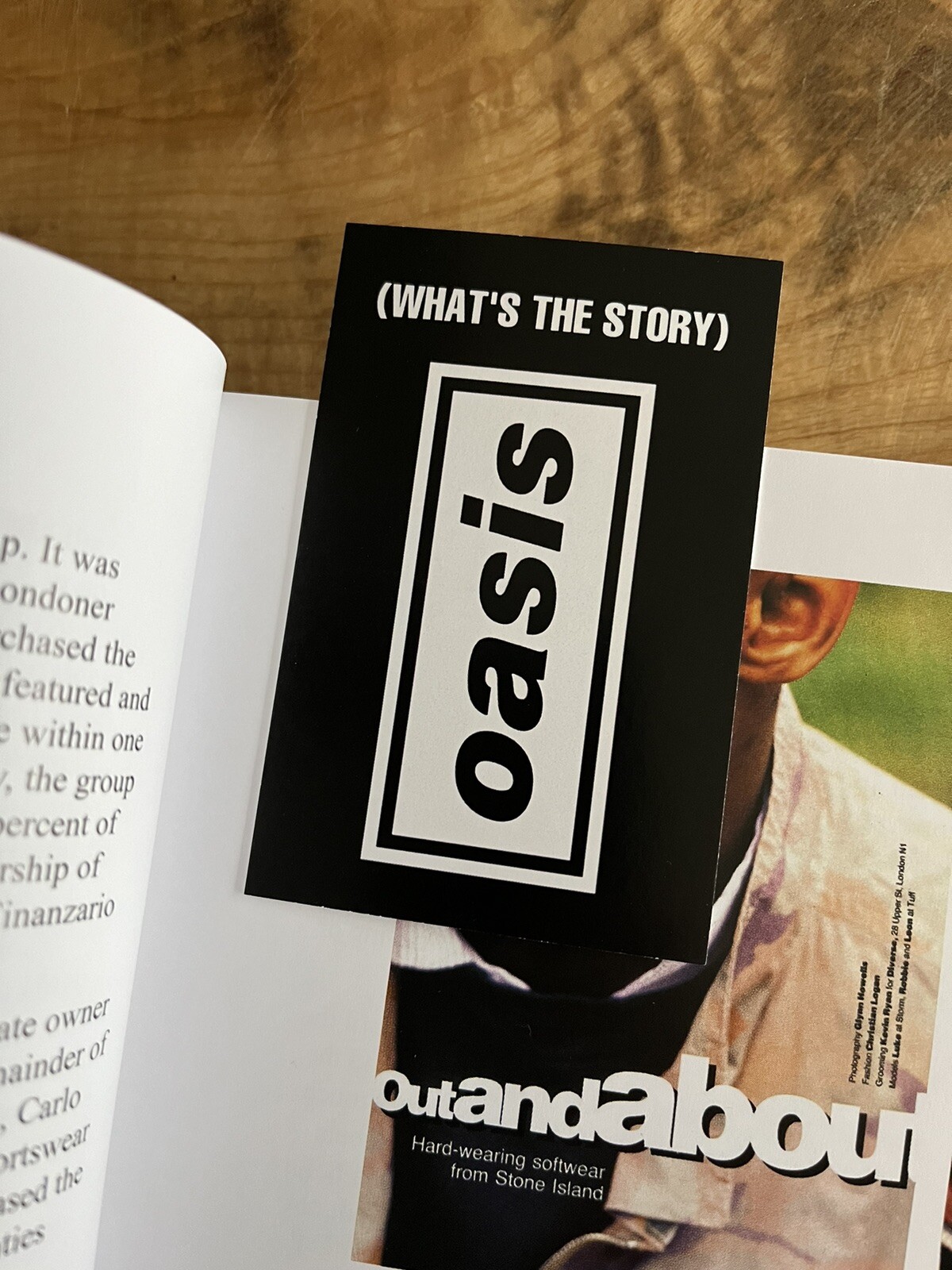 Whats The Story Oasis segnalibro di Casual Guitar Picks