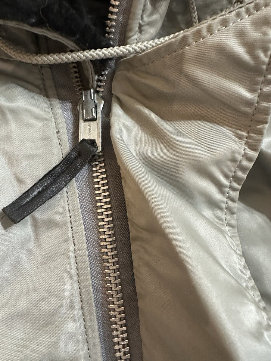 Alpha Industries Bomber Jacket Size M Silver Flying Mans